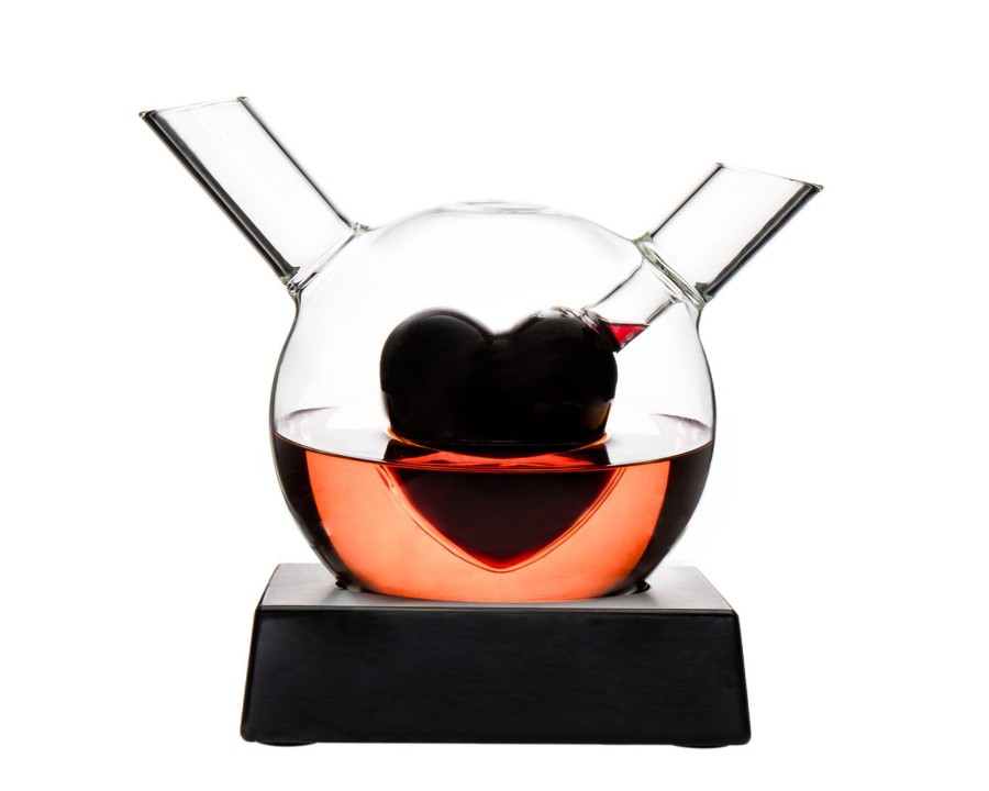 Glassware & Barware Godinger | Heart & Soul Double Wine Decanter