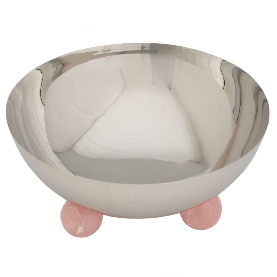 Kitchen Godinger | Hyaline Pink Serving Bowl