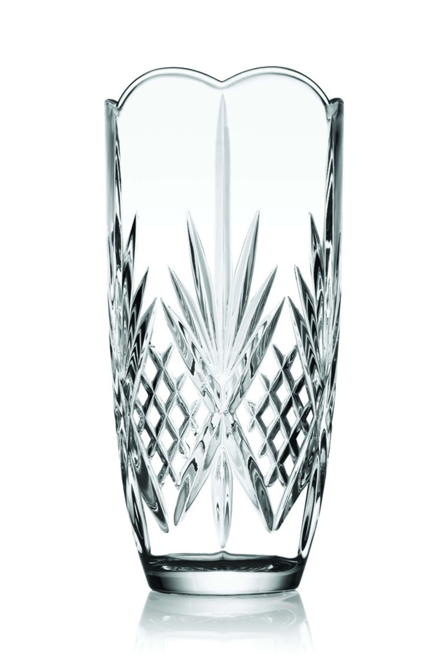 Decor Godinger | Dublin Crystal Scalloped Vase