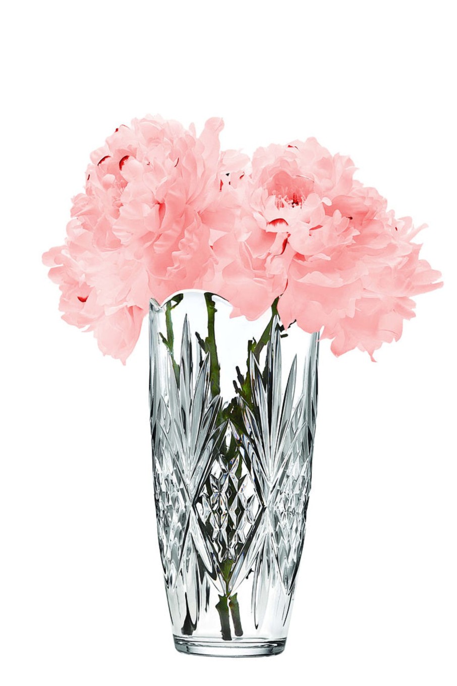 Decor Godinger | Dublin Crystal Scalloped Vase