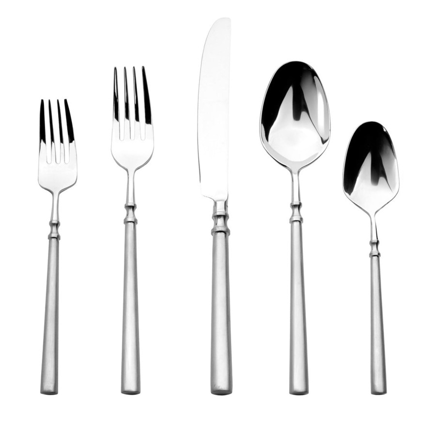 Flatware & Serveware Godinger | Regal Matte Handle 18/10 Stainless Steel 20 Piece Flatware Set, Servic