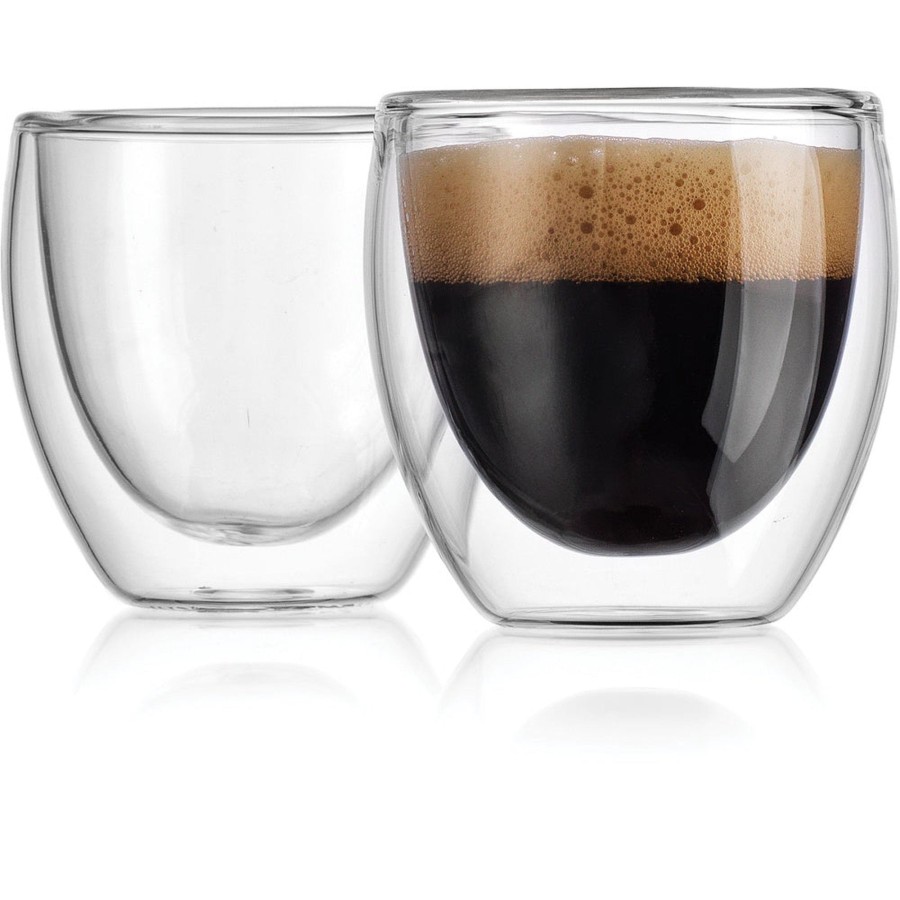 Dining Godinger | Coffee Double Wall Espresso Tumbler Small, Set Of 2