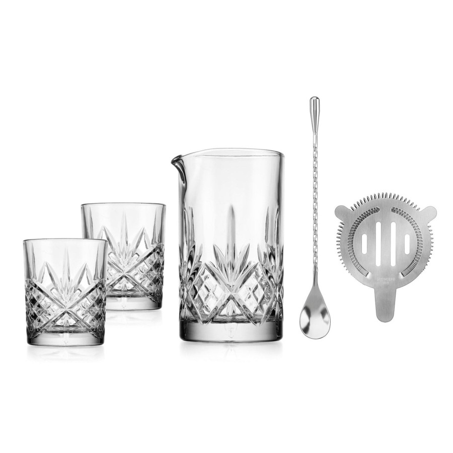 Glassware & Barware Godinger | Dublin Crystal 6 Piece Mixing Pitcher Set