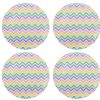 Dining Godinger | Zig Zag Melamine Dinner Plate, Set Of 4