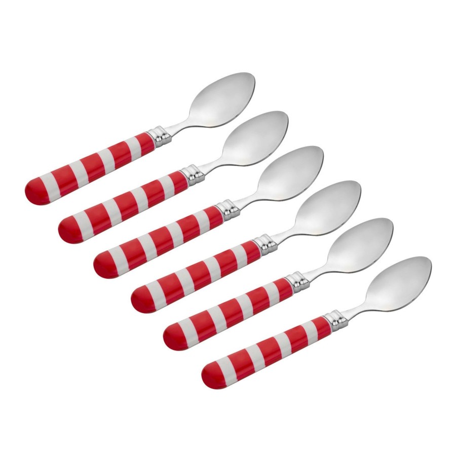 Flatware & Serveware Godinger | Candy Cane Acrylic Appetizer Spoon, Set Of 6