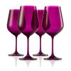 Glassware & Barware Godinger | Sheer Amethyst Red Wine Glass, Set Of 4