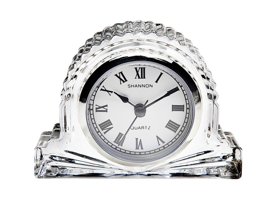 Decor Godinger | Dublin Crystal Small Mantle Clock