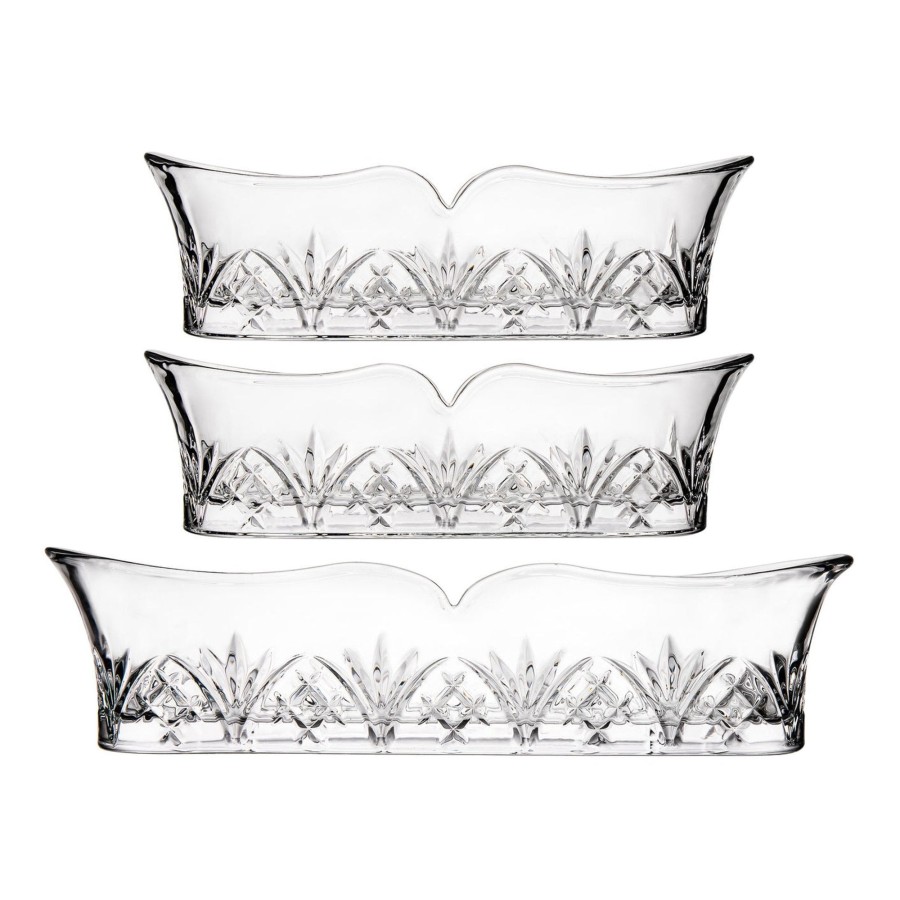 Kitchen Godinger | Dublin Crystal Flatware Caddies, Set Of 3