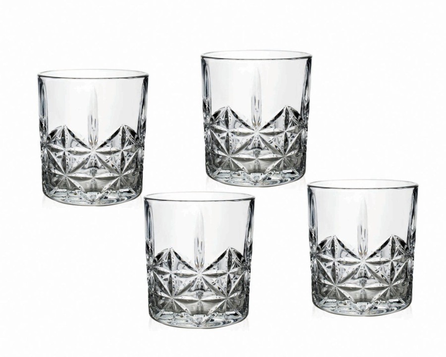 Glassware & Barware Godinger | Tilden Double Old Fashion Glass, Set Of 4