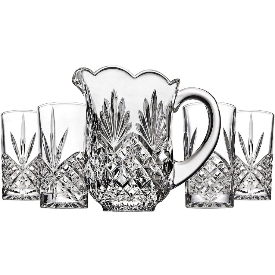 Glassware & Barware Godinger | Dublin Crystal 5 Piece Pitcher & Highball Set