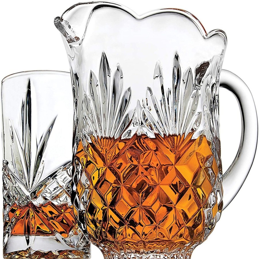 Glassware & Barware Godinger | Dublin Crystal 5 Piece Pitcher & Highball Set