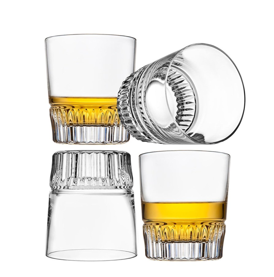 Glassware & Barware Godinger | Latitude Double Old Fashion, Set Of 4