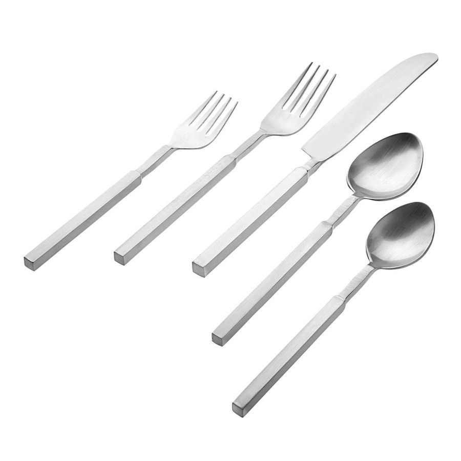 Flatware & Serveware Godinger | Cubit Matte 18/10 Stainless Steel 20 Piece Flatware Set, Service For 4