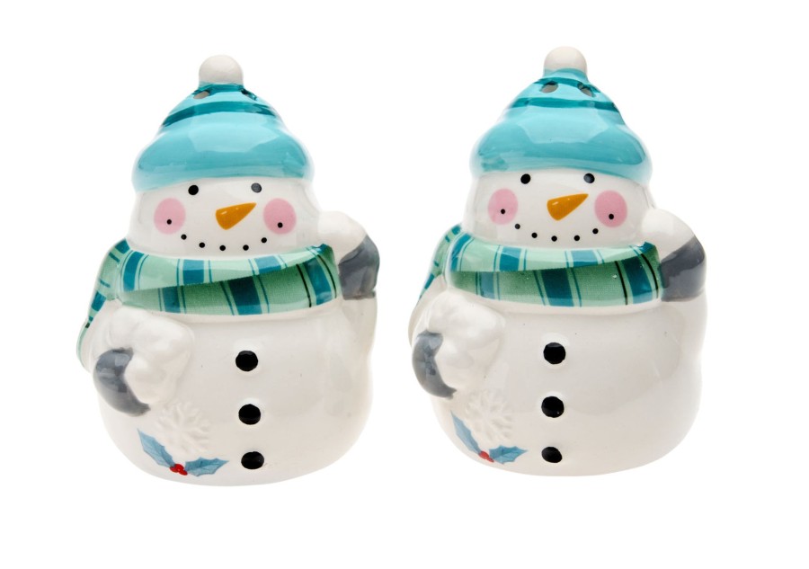 Kitchen Godinger | Winter Weather Snowman Salt And Pepper Shaker Set