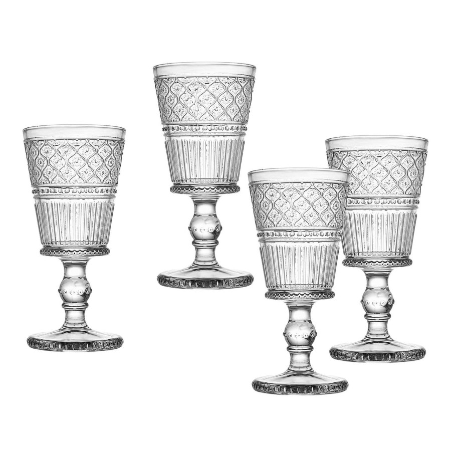 Glassware & Barware Godinger | Claro Clear Goblet, Set Of 4