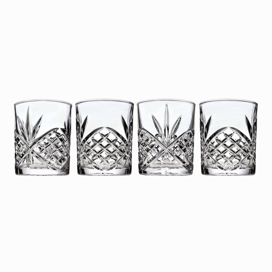 Glassware & Barware Godinger | Dublin Crystal Double Old Fashion, Set Of 4