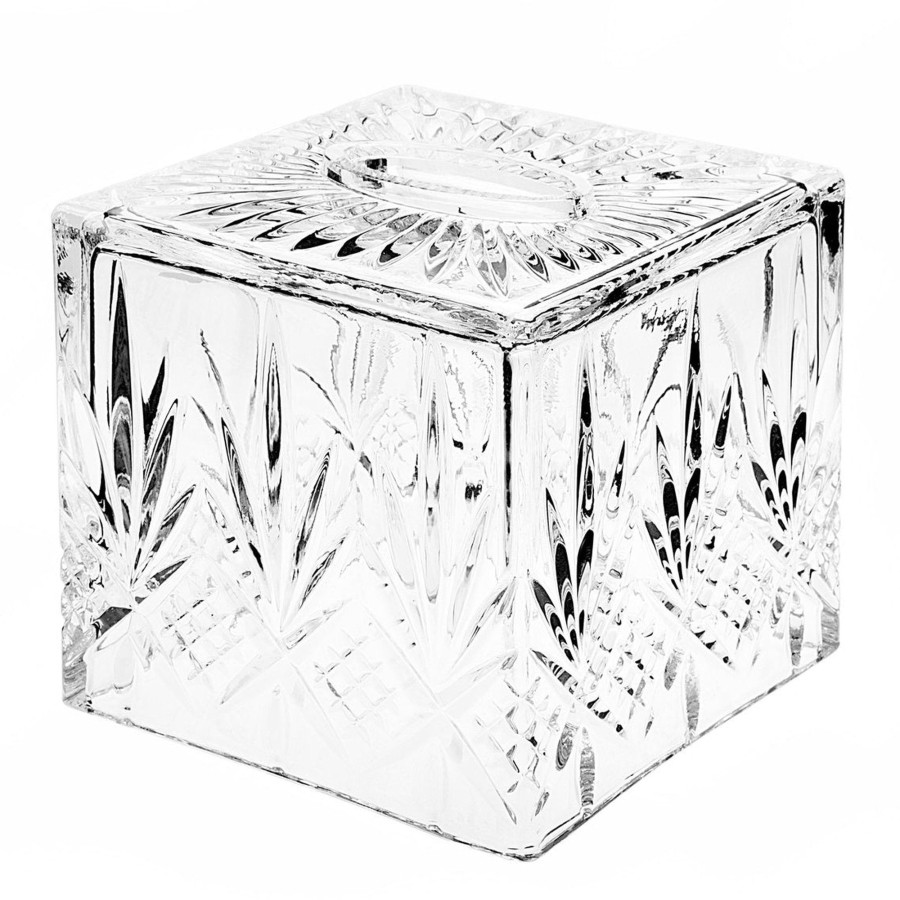 Decor Godinger | Dublin Crystal Tissue Box