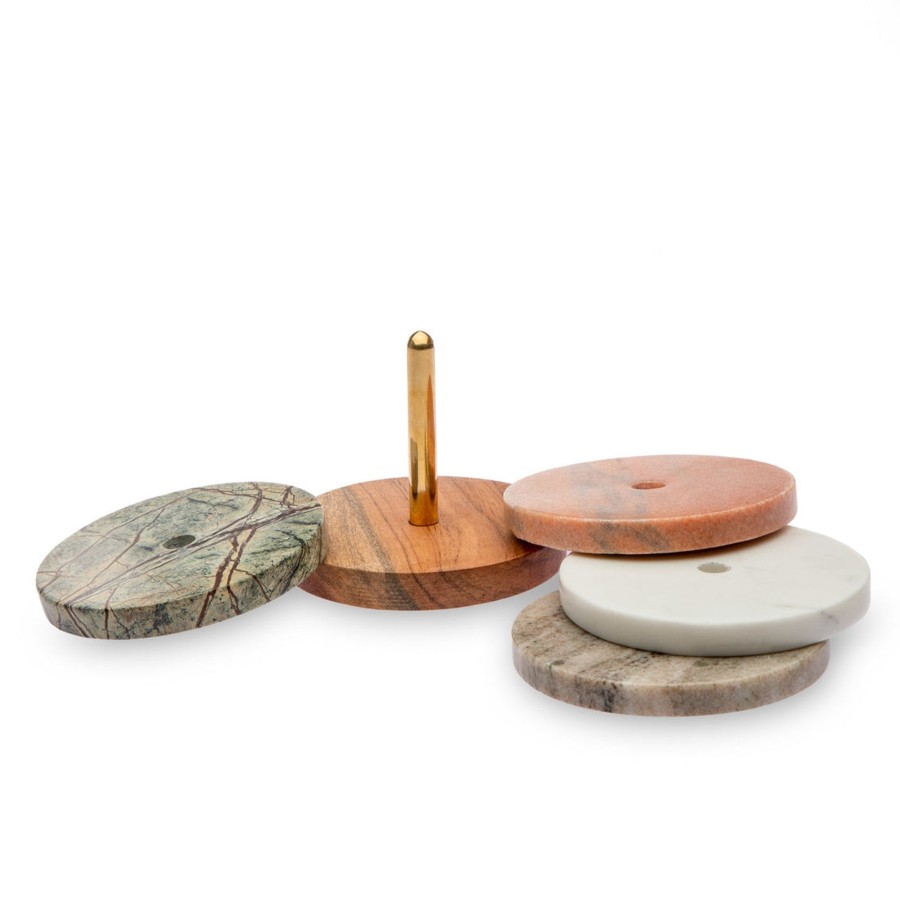 Glassware & Barware Godinger | Marble Colored Coaster Set