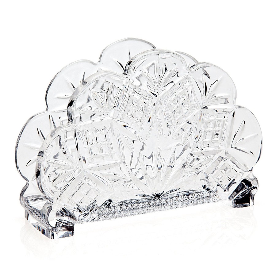 Kitchen Godinger | Dublin Crystal Standing Napkin Holder