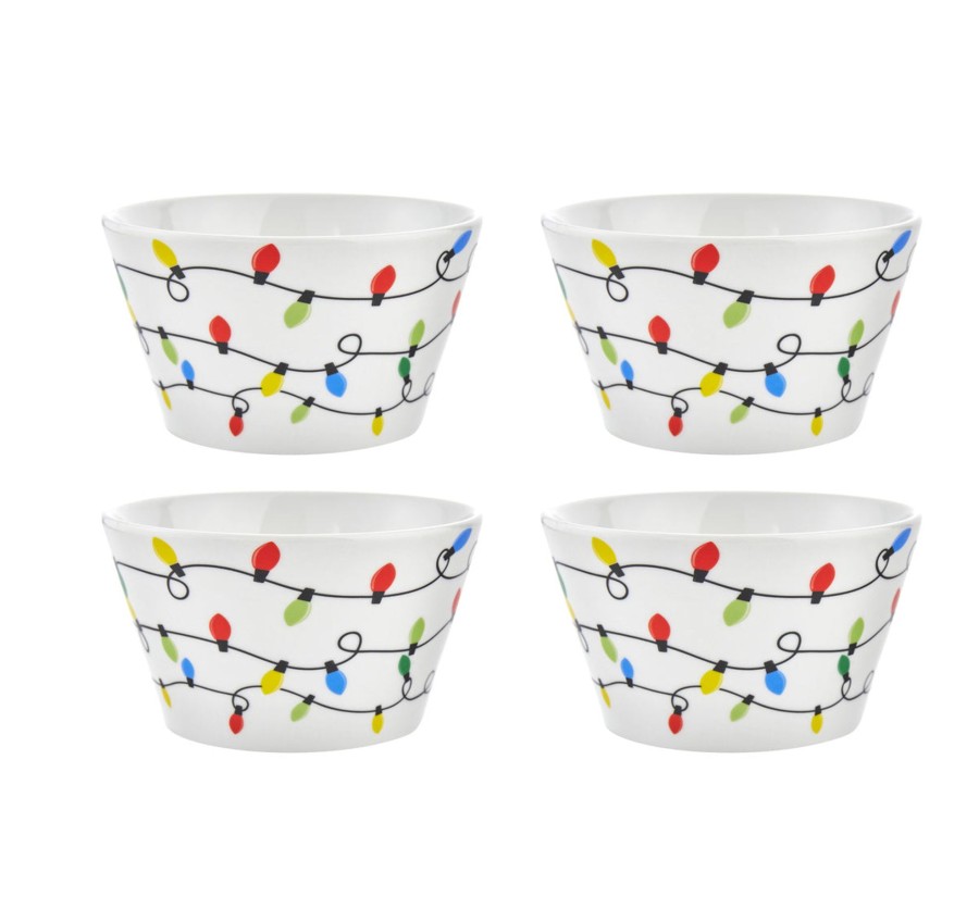 Dining Godinger | Merry Lights Mini Bowls, Set Of 4