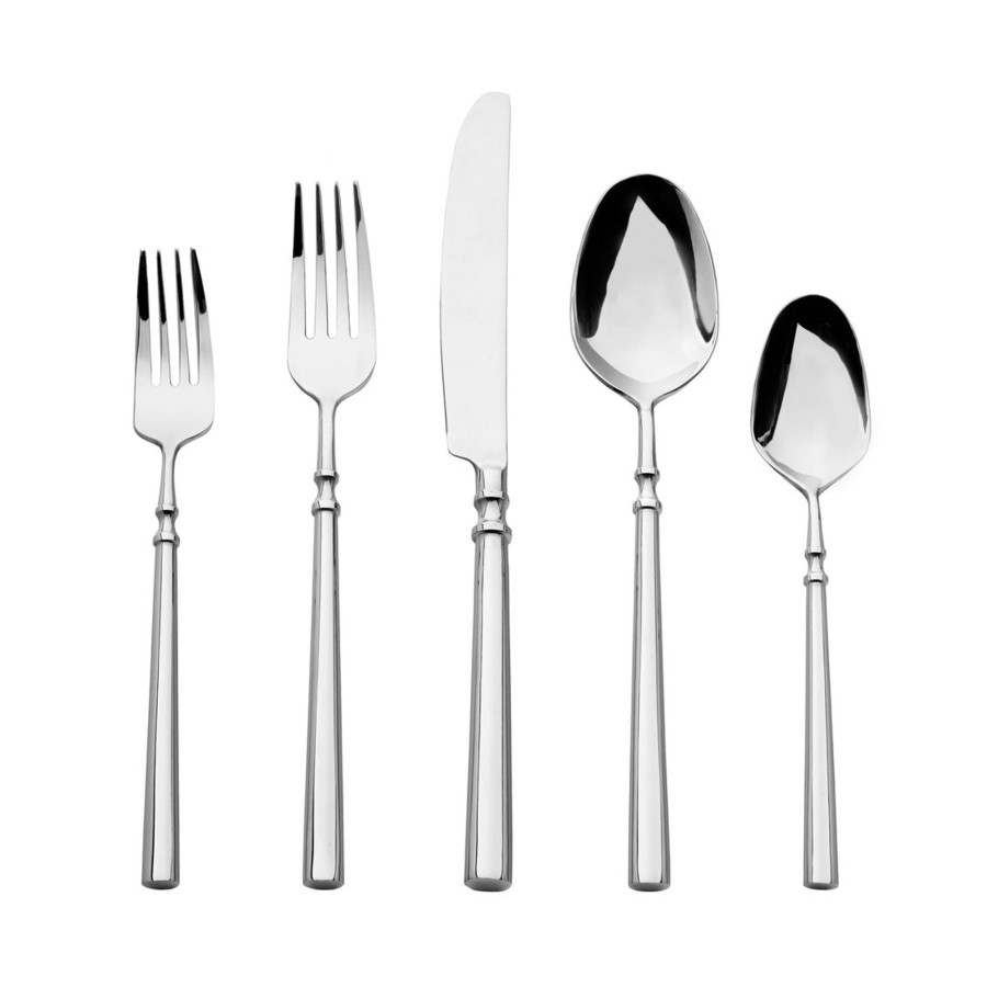 Flatware & Serveware Godinger | Regal Mirrored 18/10 Stainless Steel 20 Piece Flatware Set, Service Fo