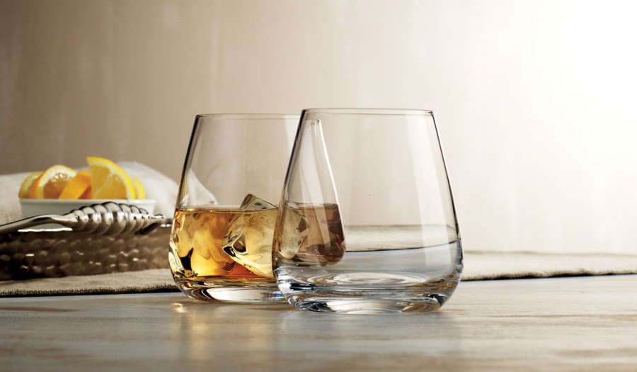 Glassware & Barware Godinger | Horizon Double Old Fashion Glass, Set Of 4