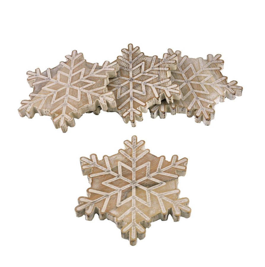 Glassware & Barware Godinger | Snowflake Coaster Set