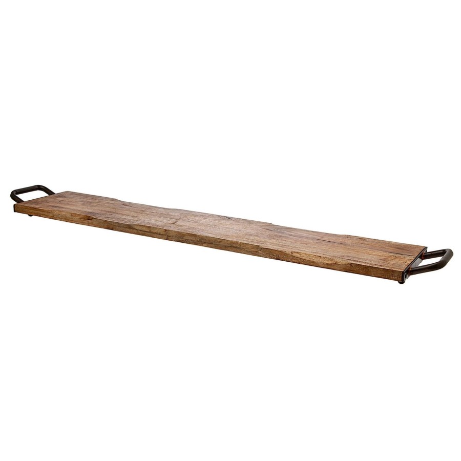 Kitchen Godinger | Ridgewood Natural Large Rectangle Serving Tray