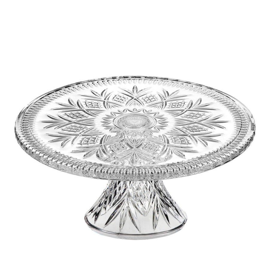 Kitchen Godinger | Dublin Crystal Cake Stand