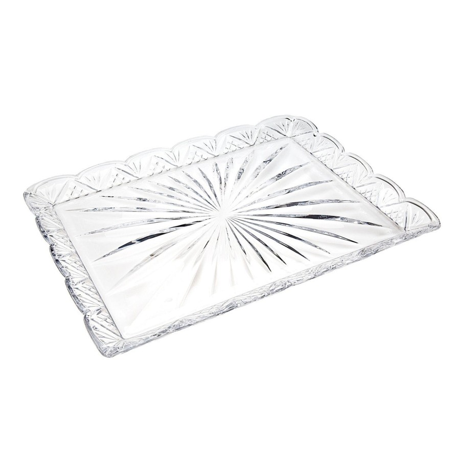 Kitchen Godinger | Dublin Scalloped Large Serving Tray