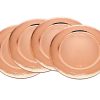 Dining Godinger | Hammered Rose Gold Charger Plate, Set Of 4