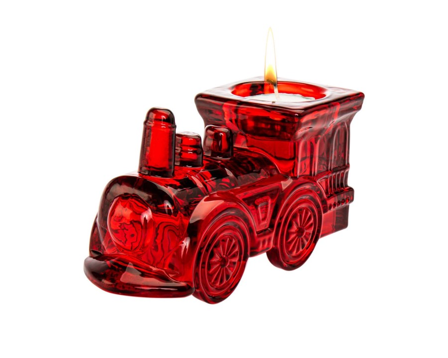 Decor Godinger | Train Engine Red Tealight Holder