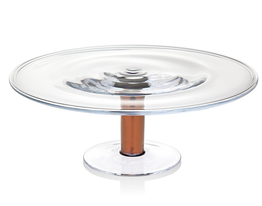 Kitchen Godinger | Mandril Copper Large Footed Cake Stand