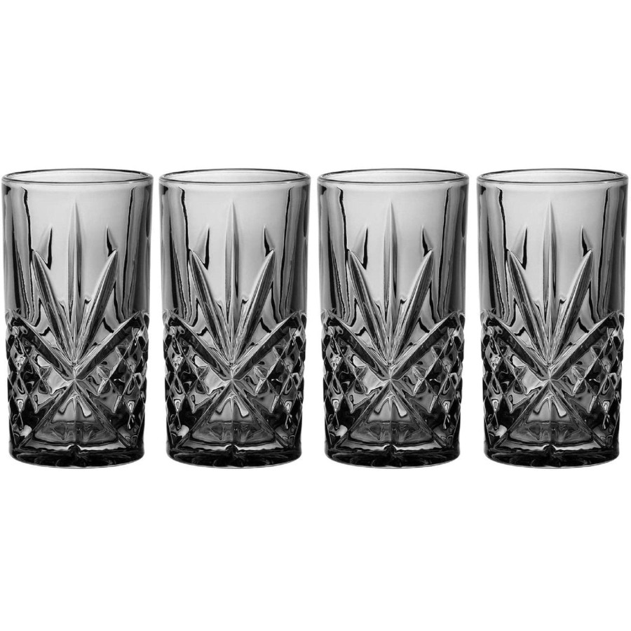 Glassware & Barware Godinger | Dublin Crystal Midnight Highball, Set Of 4