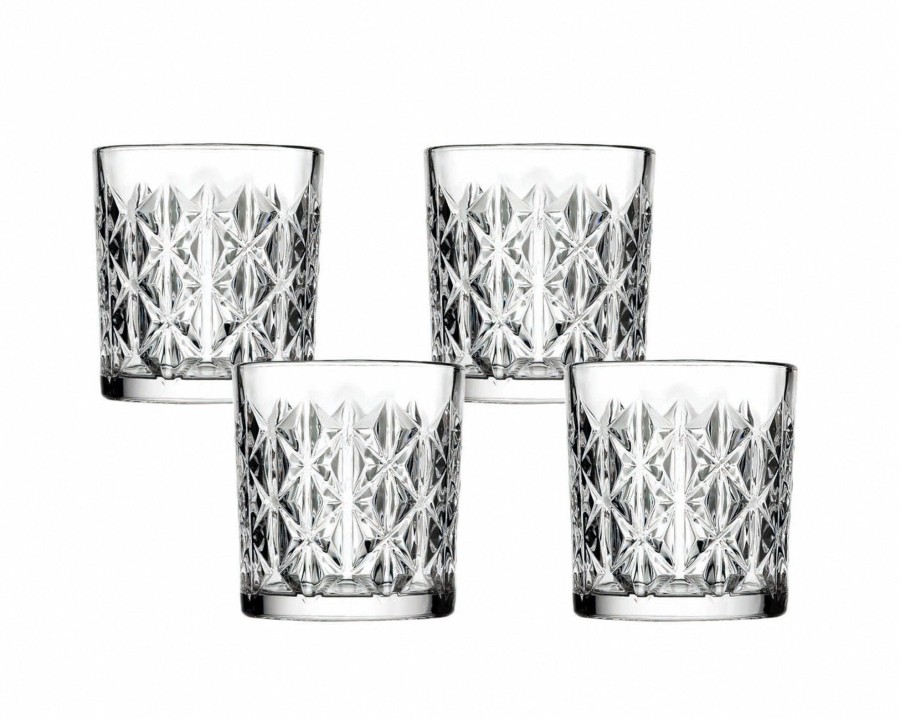 Glassware & Barware Godinger | Claredon Double Old Fashion Glass, Set Of 4