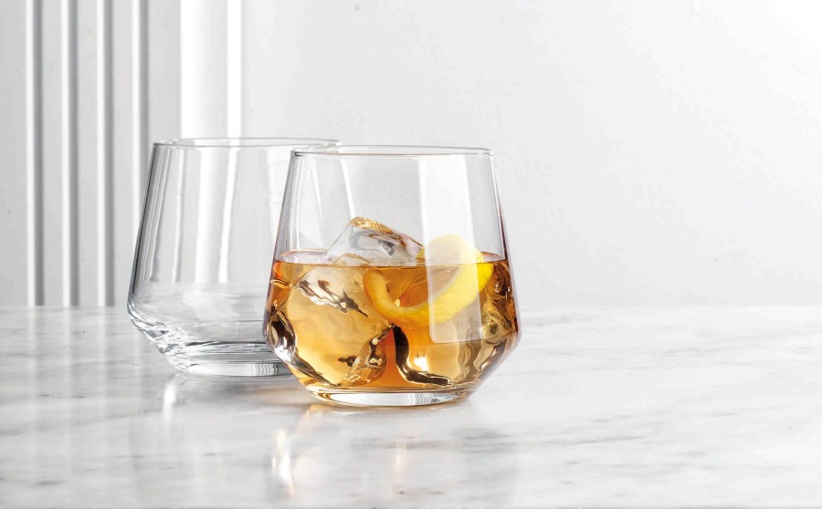 Glassware & Barware Godinger | Marmont Double Old Fashion Glass, Set Of 4