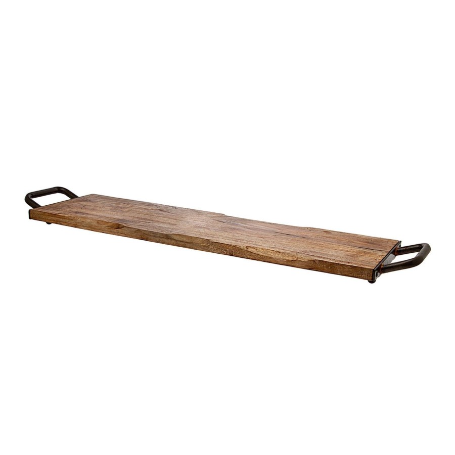 Kitchen Godinger | Ridgewood Natural Medium Rectangle Serving Tray