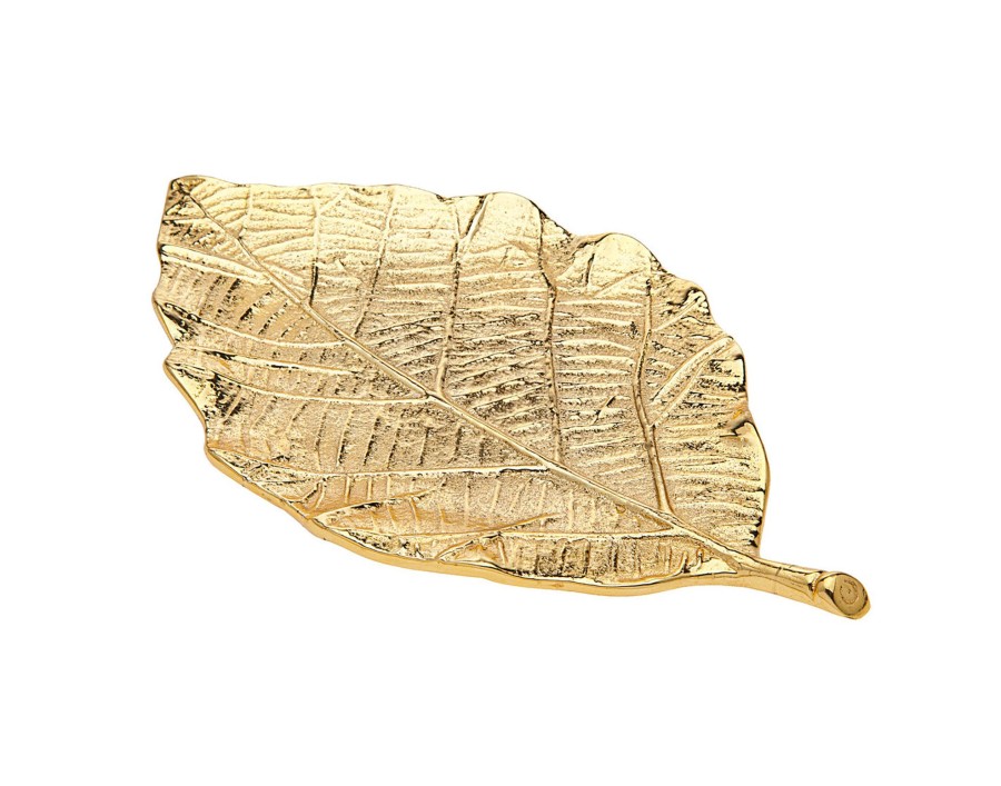 Decor Godinger | Leaf Small Gold Tray