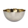 Kitchen Godinger | Munro Nickel & Gold Hammered Snack Bowl