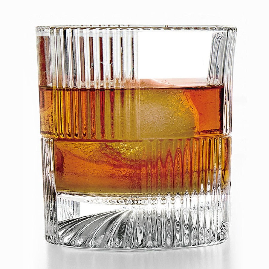 Glassware & Barware Godinger | Scatola Double Old Fashion Glass, Set Of 4