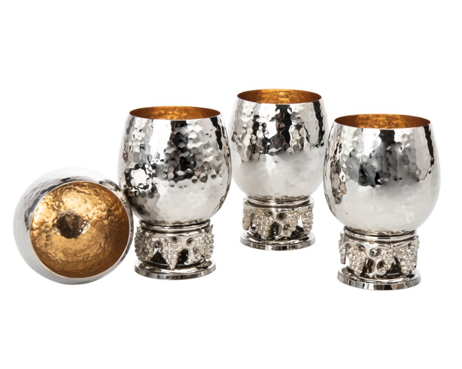 Glassware & Barware Godinger | Grape Hammered Shot Glass, Set Of 6