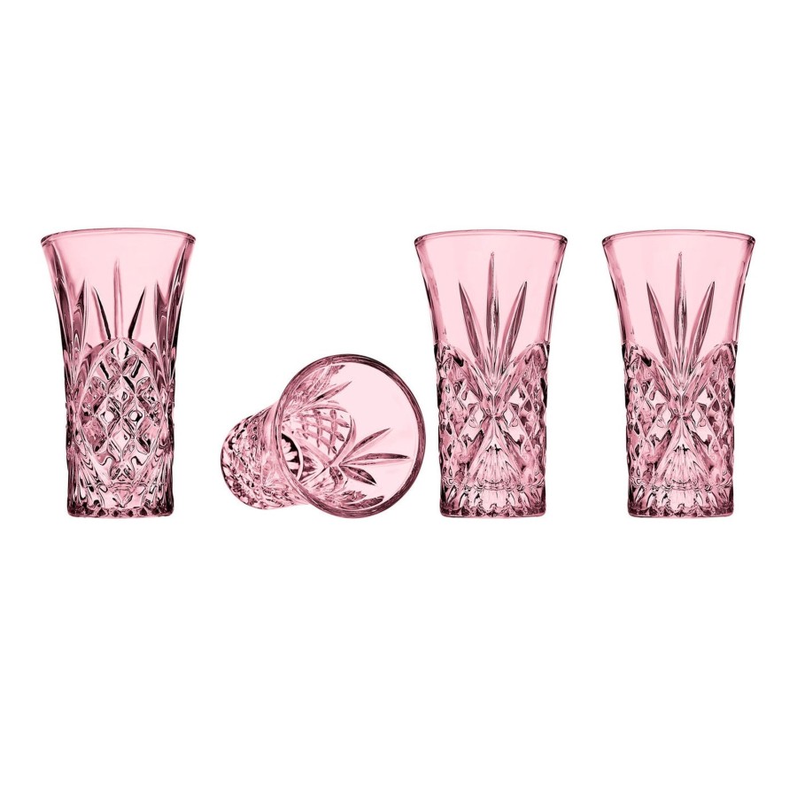 Glassware & Barware Godinger | Dublin Crystal Blush Shooters, Set Of 6