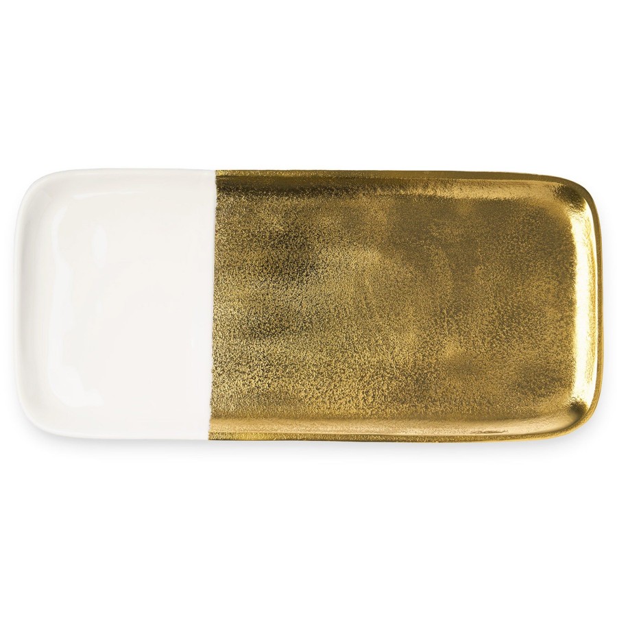 Kitchen Godinger | Russo Gold And Enamel Dessert Stand