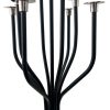 Decor Godinger | Radiant Tree 9 Light Black & Silver Candelabra