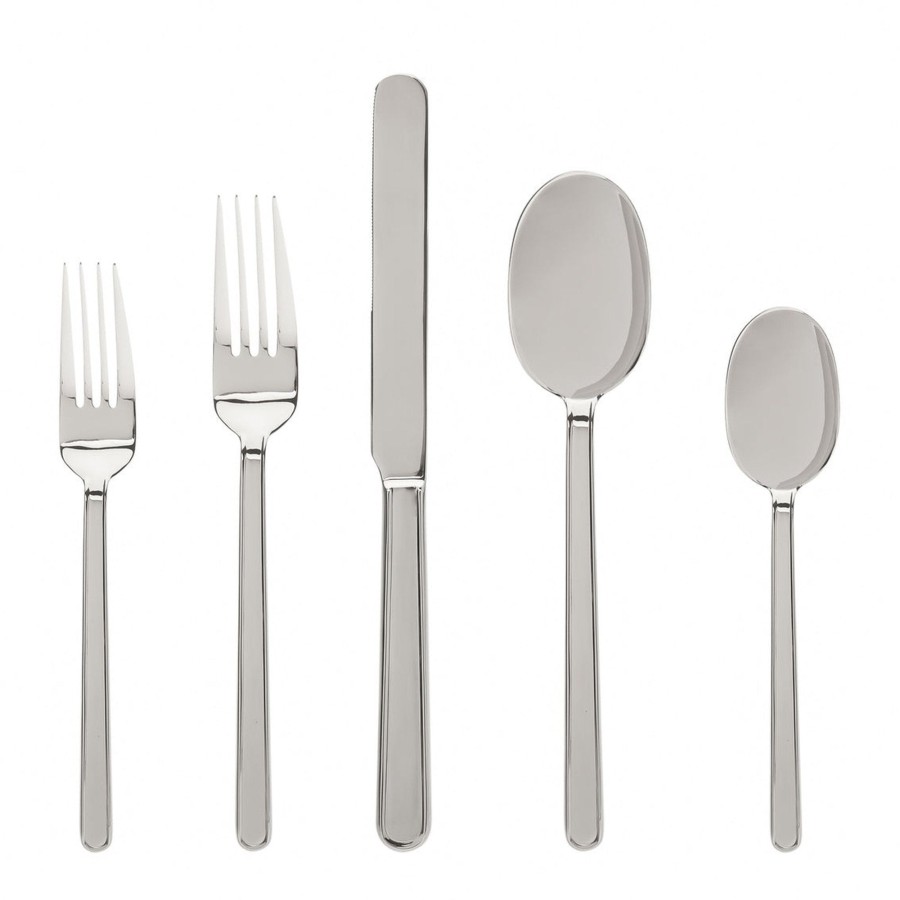 Flatware & Serveware Godinger | Rail Mirrored 18/10 Stainless Steel 20 Piece Flatware Set, Service For